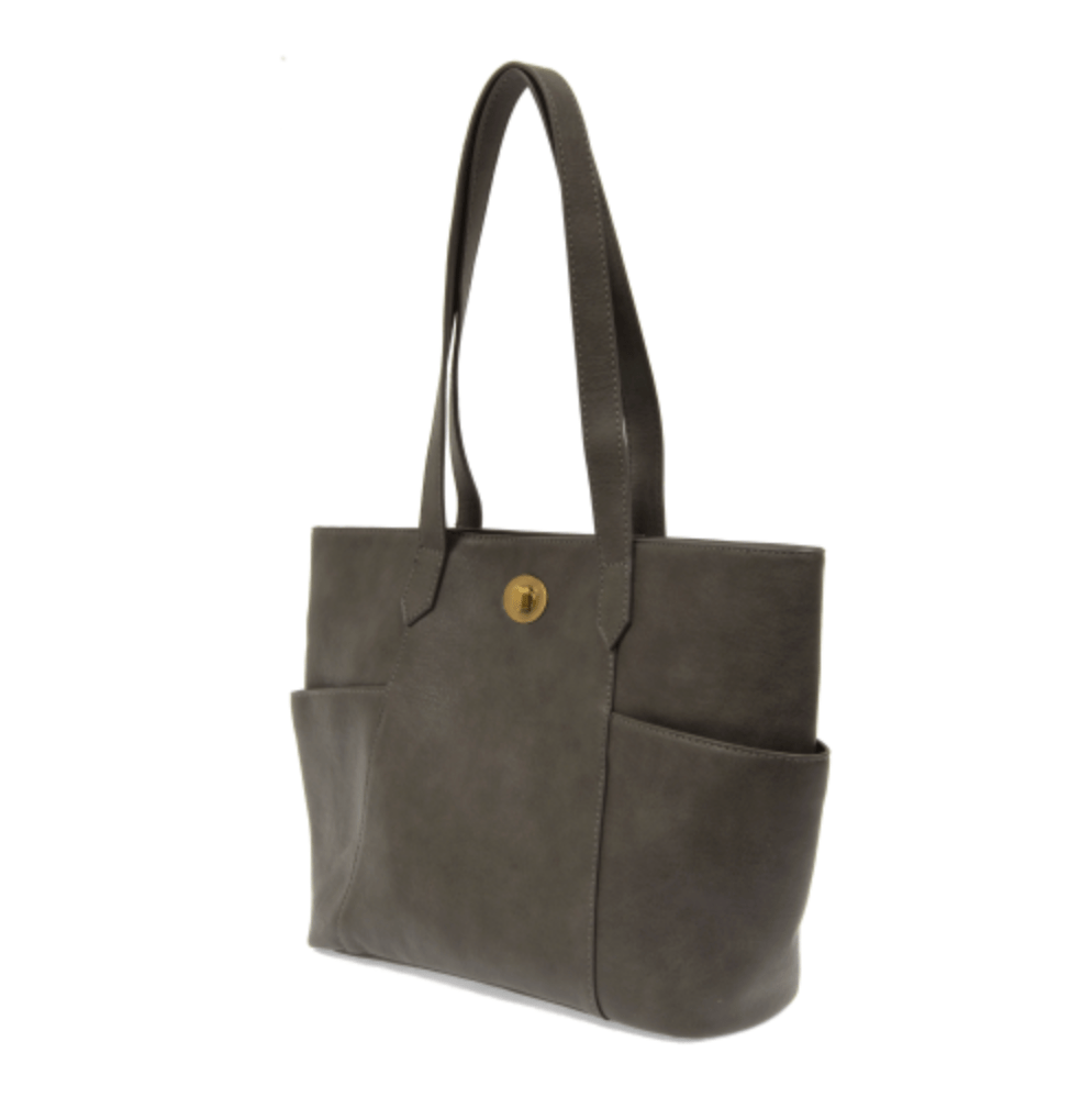 Turnlock Tote Handbag Purse - Lavender Hills BeautyJoy SusanL8144-67