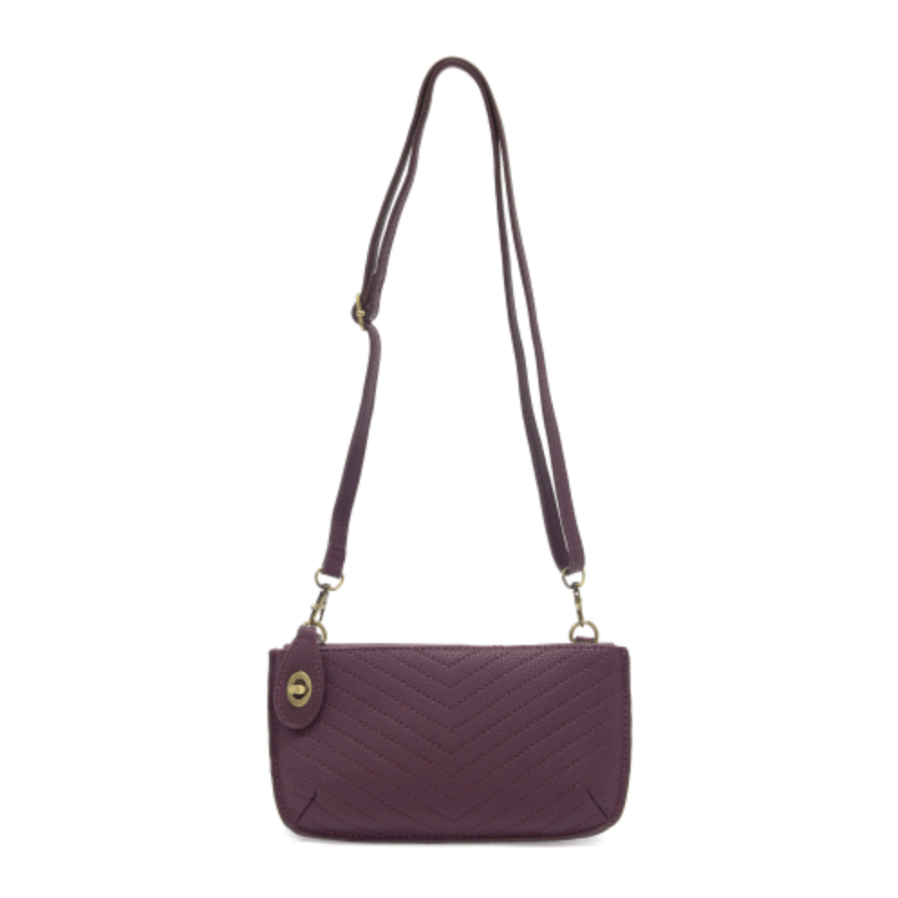 Quilted Mini Wristlet Crossbody Purse Clutch - Lavender Hills BeautyJoy SusanL8178-67