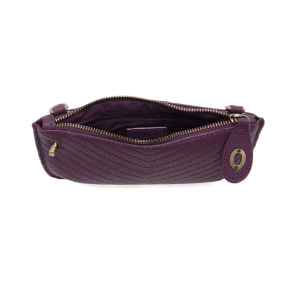 Quilted Mini Wristlet Crossbody Purse Clutch - Lavender Hills BeautyJoy SusanL8178-67