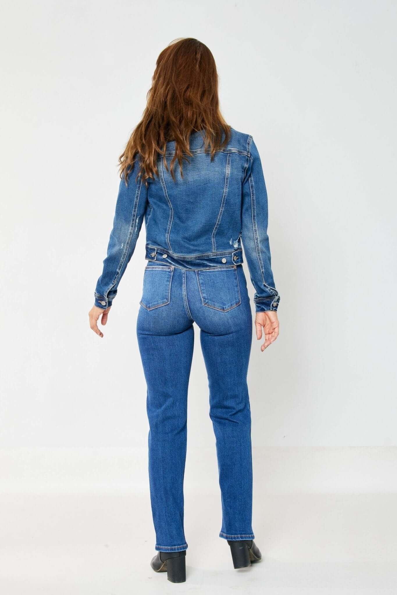 Ricki Hidden Button Fly Dad Jeans - Lavender Hills BeautyJudy Blue