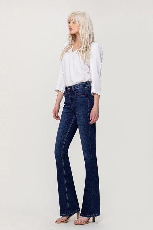 Little Sunshine Bella Mini Flare Jeans | Vervet by Flying Monkey | T5351 - Lavender Hills BeautyVervetT5351