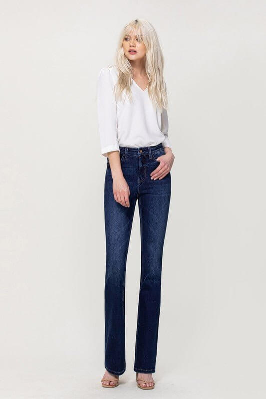 Little Sunshine Bella Mini Flare Jeans | Vervet by Flying Monkey | T5351 - Lavender Hills BeautyVervetT5351