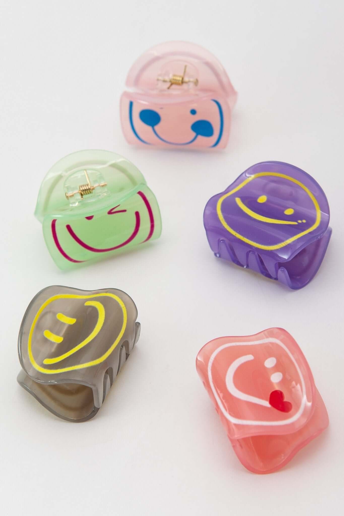 Smiley Face Hair Claw Clip - Lavender Hills BeautyLavender Hills Beauty40H611