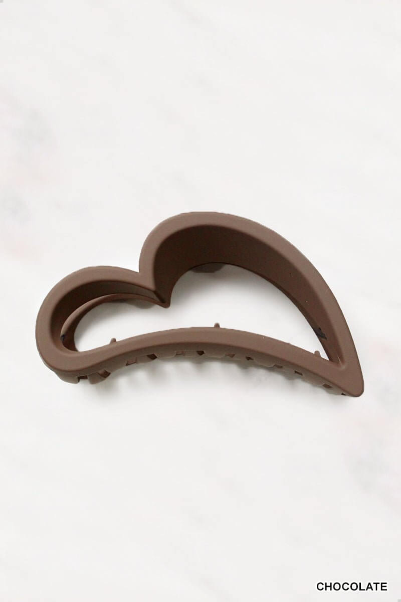 Large Heart Shape Hair Clip - 3.75 inch - Lavender Hills BeautyLavender Hills Beauty